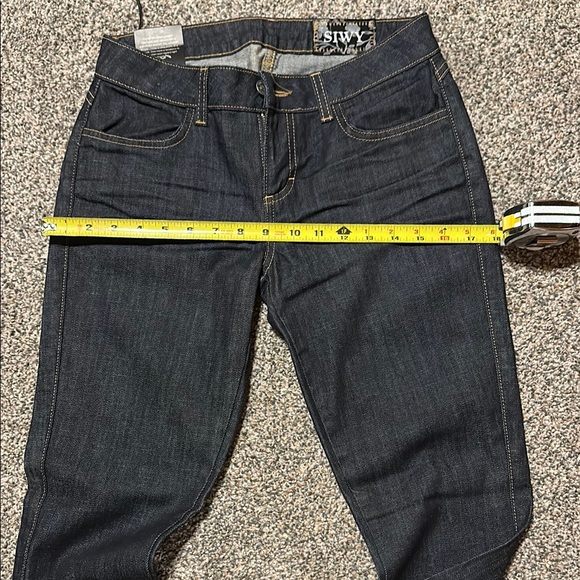 Siwy Women's High Rise Dark Denim Jeans - Picture 7 of 8
